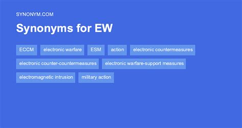 ew synonym|EW in Thesaurus: 89 Synonyms & Antonyms for EW.
